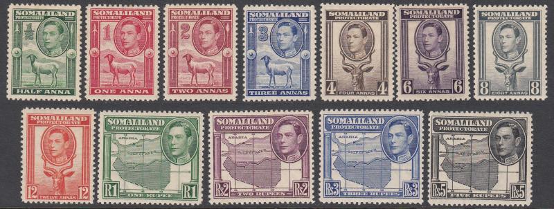 Somaliland Protectorate 84-95 MH CV $103.00