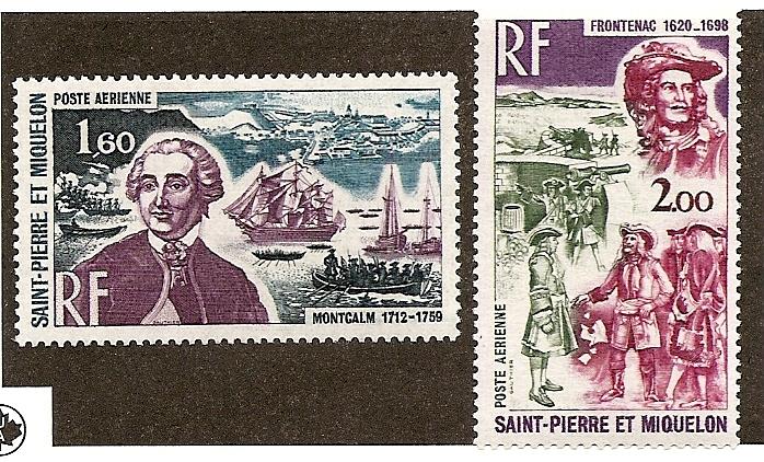 St. Pierre & Miquelon  Scott #C51-52 Mint LH Scott CV $22.50