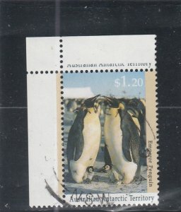 Australia Antarctic Territory  Scott#  87  Used  (1992 Emperor Penguins)