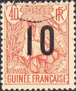 French Guinea #61 Used