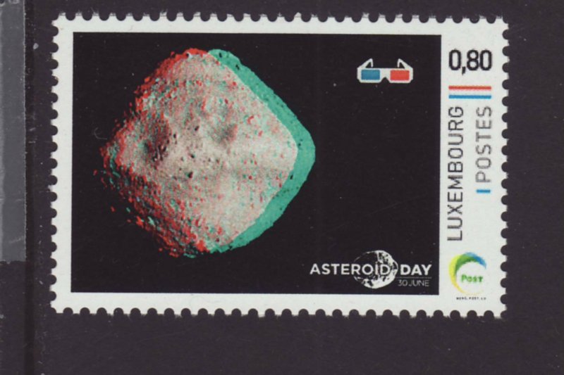 Luxembourg 2021 MNH - Asteroid Day 2021 - stamp with free 3D glasses