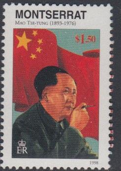 Montserrat 1998 Mao Tse-Tung Ze Dong China Chairman People Politician Stamp MNH