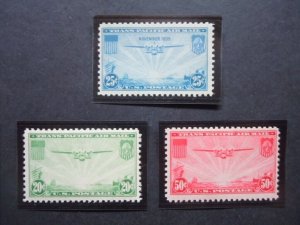 1935-1937 #C20 C21 C22 Transpacific Issues MNH OG F/VF #4 Includes New Mounts