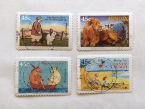 Australia – 1996 – Set of 4 “Book” stamps – SC# 1548-1551 - Used