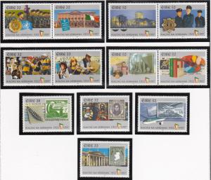 Ireland 1997 MNH Set of 12 Irish Free State 75th anniversary