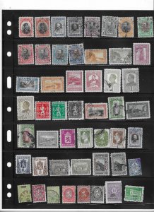 BULGARIA COLLECTION ON STOCK SHEET MINT/USED