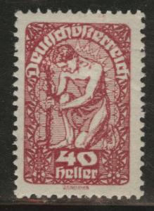 Austria Scott 213 MH* stamp 