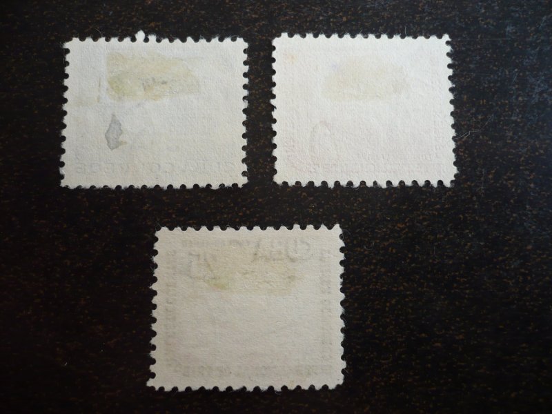 Stamps - Cuba - Scott# 513,C90-C91 - Used Set of 3 Stamps