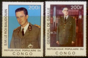 Congo 1977  SC# 429-30 MNH CH1