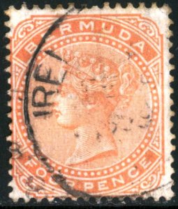 BERMUDA - SC #17 - USED - 1880 - Item BERMUDA018