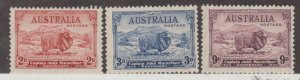 Australia Scott #147-148-149 Stamps - Mint Set