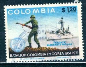 Colombia; 1972: Sc. # 804: O/Used Cpl. Set