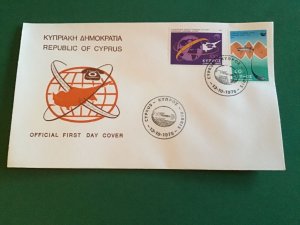 Cyprus First Day Cover International Subscriber Dialing 1975 Stamp Cover R43092