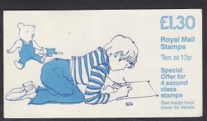 FL11a 1987 Jolly postman Folded Booklet - Good perfs - No Cylinder