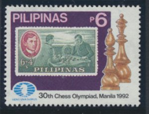 Philippines Sc# 2153 MVLH Chess  see details & scan