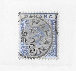 Malaya (Pahang) 5c blue used with CDS VF