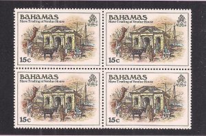 BAHAMAS SC# 469  B/4   FVF/MNH  1980