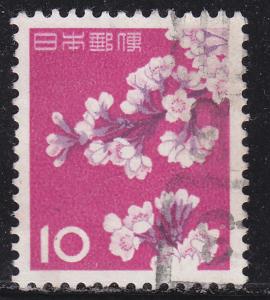 Japan 725 Used 1961 Cherry Blossoms