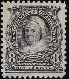 Scott #306, PF Cert Graded 90, XF, Used, extremely light cancel – looks unused