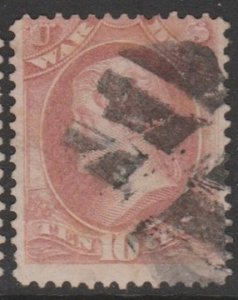 U.S. Scott #O88 Jefferson - Official War Dept. Stamp - Used Single