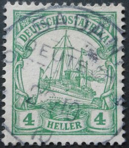 German East Africa 1905 Four Heller with SADANI postmark