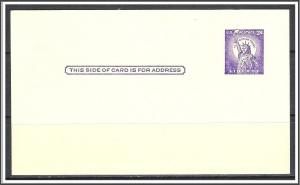 US #UX46 Postal Card Statue of Liberty Unused