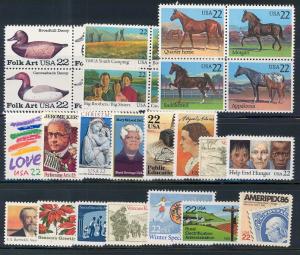 US - 1985 - Commemorative Year Set - Mint Never Hinged