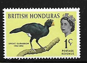 BRITISH HONDURAS 167 MINT HING BIRD ISSUE