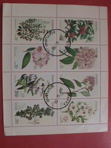 STAFFA-1972 - WILD FLOWERS CTO NH MINI  SHEET