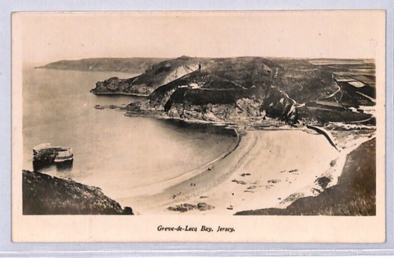 GB Channel Islands JERSEY Postcard *GROUVILLE* CDS RP Card 1931 {samwells}ZJ109