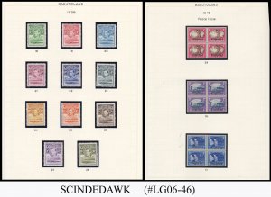 BASUTOLAND - 1938-65 SELECTED STAMPS - 85V - MINT LH