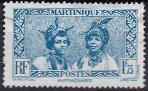 1933 Martinique Scott 165 Martinique Women used