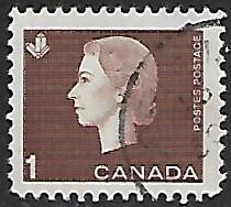 Canada # 401 - Queen Elisabeth - used