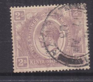 KENYA & UGANDA, 1922 KGV 2s. Dull Violet, used.