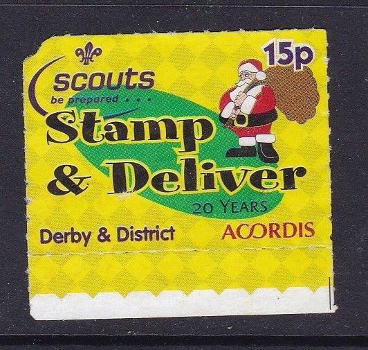 Derby and District Scouts Stamp and Deliver 15p Local issue