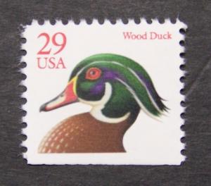 # 2485 MNH 29c Wood Duck, red (1842)