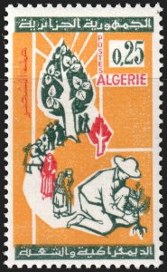Algeria #334  MNH - Planting Trees (1964)