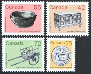 CANADA 1987 #1080-83 Heritage Artifacts Mint NH