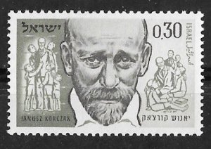 Israel # 230  Janusz Korczak  1962   (1) Mint NH