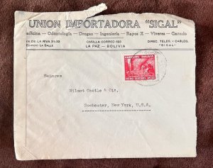 D)1941, BOLIVÍA, COMMERCIAL CORRESPONDENCE CIRCULASE FROM BOLIVÍA TO U