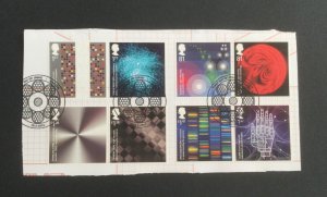 GB 2015 Inventive Britain. Set of 8 used stamps in horizontal pairs.ex FDC