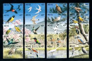 [94192] Nevis 1991 Birds Vögel Oiseaux 20 Values MNH