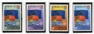 KIRIBATI 884-7 MNH SCV $20.00 BIN $10.00 FLAGS