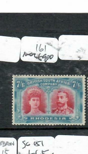 RHODESIA (P0209B)  DOUBLE HEAD 7/6   SG 161   MOG