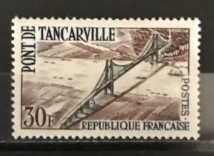 France 1959 #926, Tancarville Bridge, MNH.