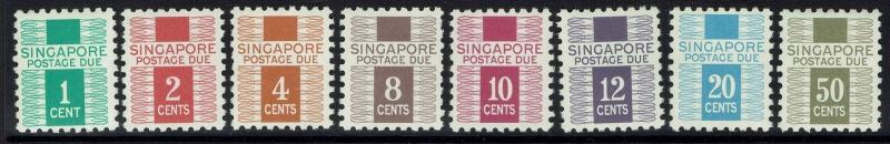 Singapore SG# D1-D8, Mint Never Hinged - Lot 050217