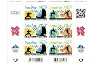 Slovenia - 2012 - London Olympics - Sheet of Six - MNH