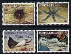 NORFOLK ISLAND - 1986 - Marine Life - Perf 4v Set - Mint Never Hinged
