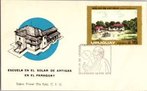 Uruguay, Worldwide First Day Cover, Art