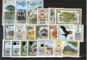 Anguilla 229-246 MNH